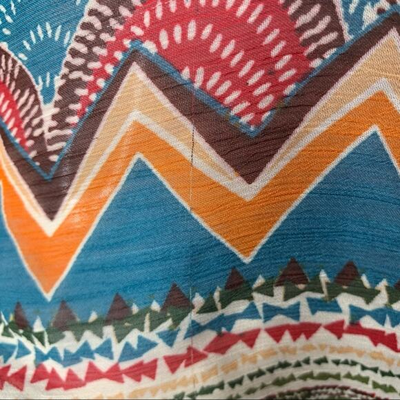 MATERIAL GIRL Women Top Size M Sleeveless Front Multicolor Strapped on B… - Picture 8 of 9